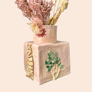medieval whimsy vase